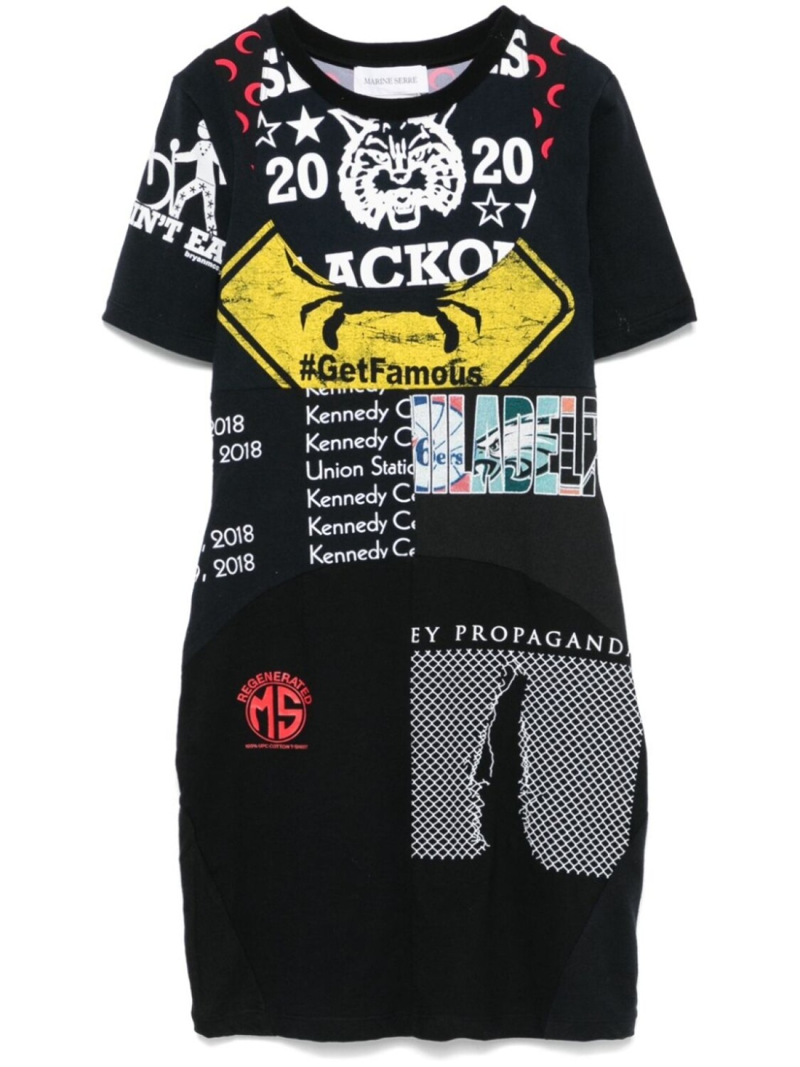 Marine Serre мини-платье с графическим принтом, черный
Marine Serre мини-платье с графическим принтом, черный