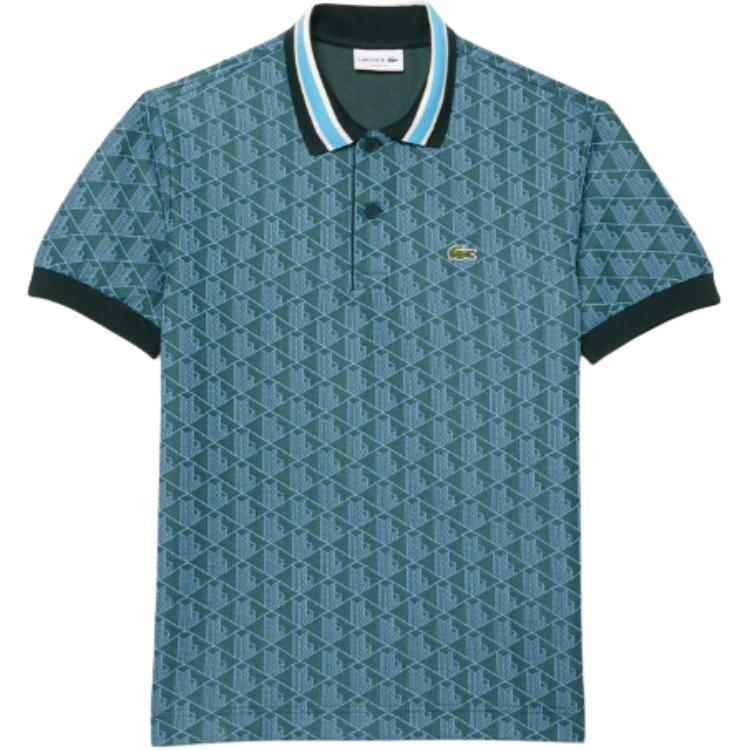 Поло с монограммой LACOSTE, зеленый
Поло с монограммой LACOSTE, зеленый