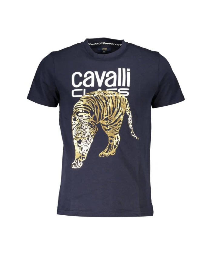 Хлопковая футболка Cavalli Class, синий
Хлопковая футболка Cavalli Class, синий