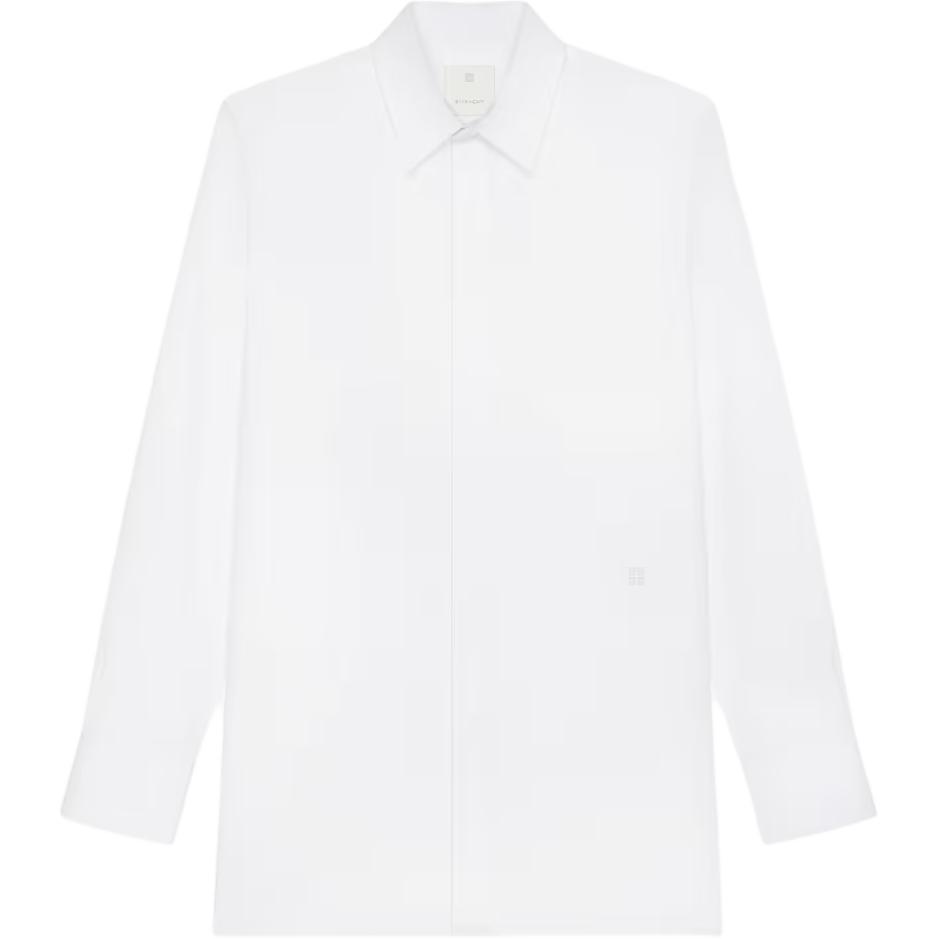 Рубашка с длинными рукавами и вышивкой 4G Givenchy, белый
Рубашка с длинными рукавами и вышивкой 4G Givenchy, белый