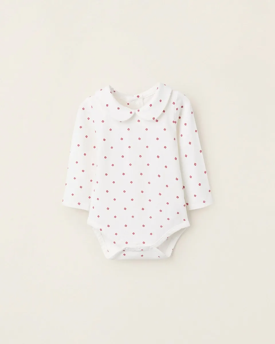 Боди для девочки с цветочным принтом и рюшами Zippy, белый/красный
Боди для девочки с цветочным принтом и рюшами Zippy, белый/красный