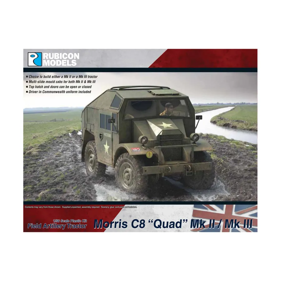 Моррис C8 «Квад» Mk II/Mk III, World War II - USA & Other Allies (28mm)
Моррис C8 «Квад» Mk II/Mk III, World War II - USA & Other Allies (28mm)