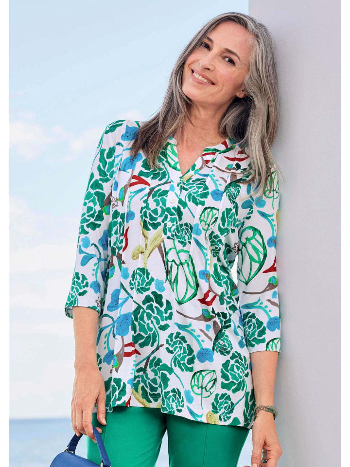 Туника GOLDNER, цвет weiß/grün/gemustert
Туника GOLDNER, цвет weiß/grün/gemustert