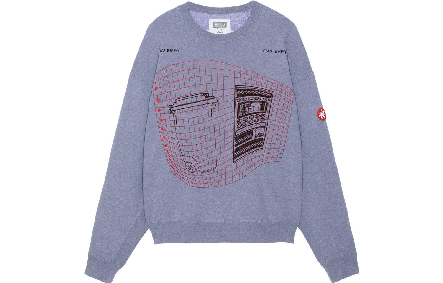 Мужская толстовка Cav Empt, Фиолетовый 
Мужская толстовка Cav Empt, Фиолетовый