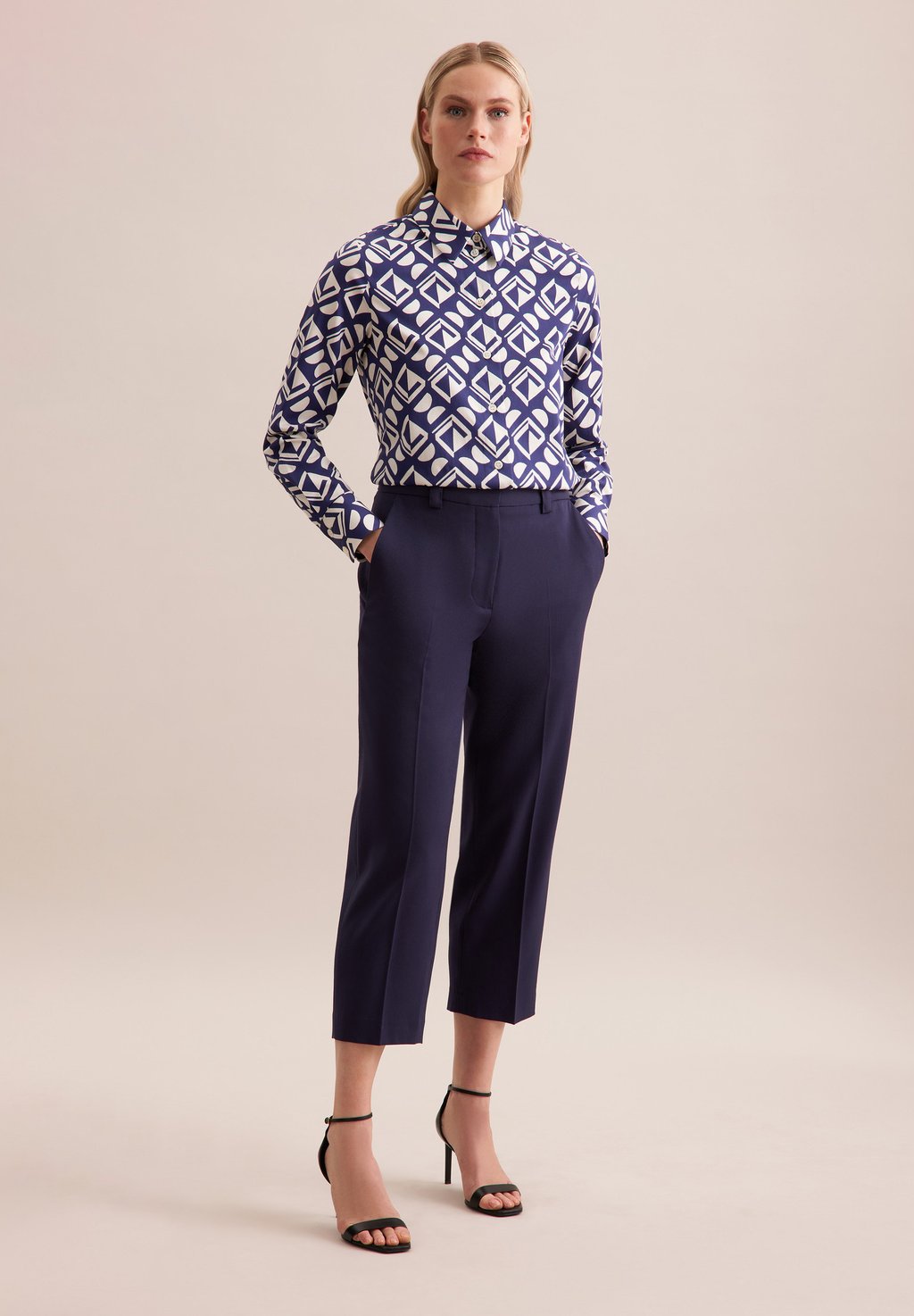 Блузка на пуговицах REGULAR Seidensticker, синий
Блузка на пуговицах REGULAR Seidensticker, синий