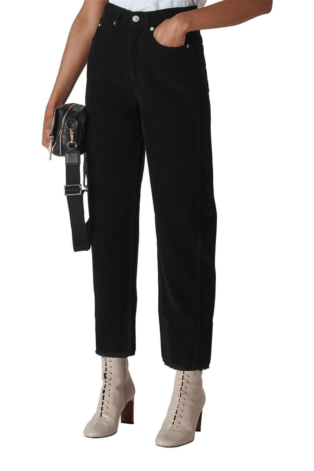 Вельветовые джинсы прямого кроя с завышенной талией Black Barrel Whistles, черный
Вельветовые джинсы прямого кроя с завышенной талией Black Barrel Whistles, черный