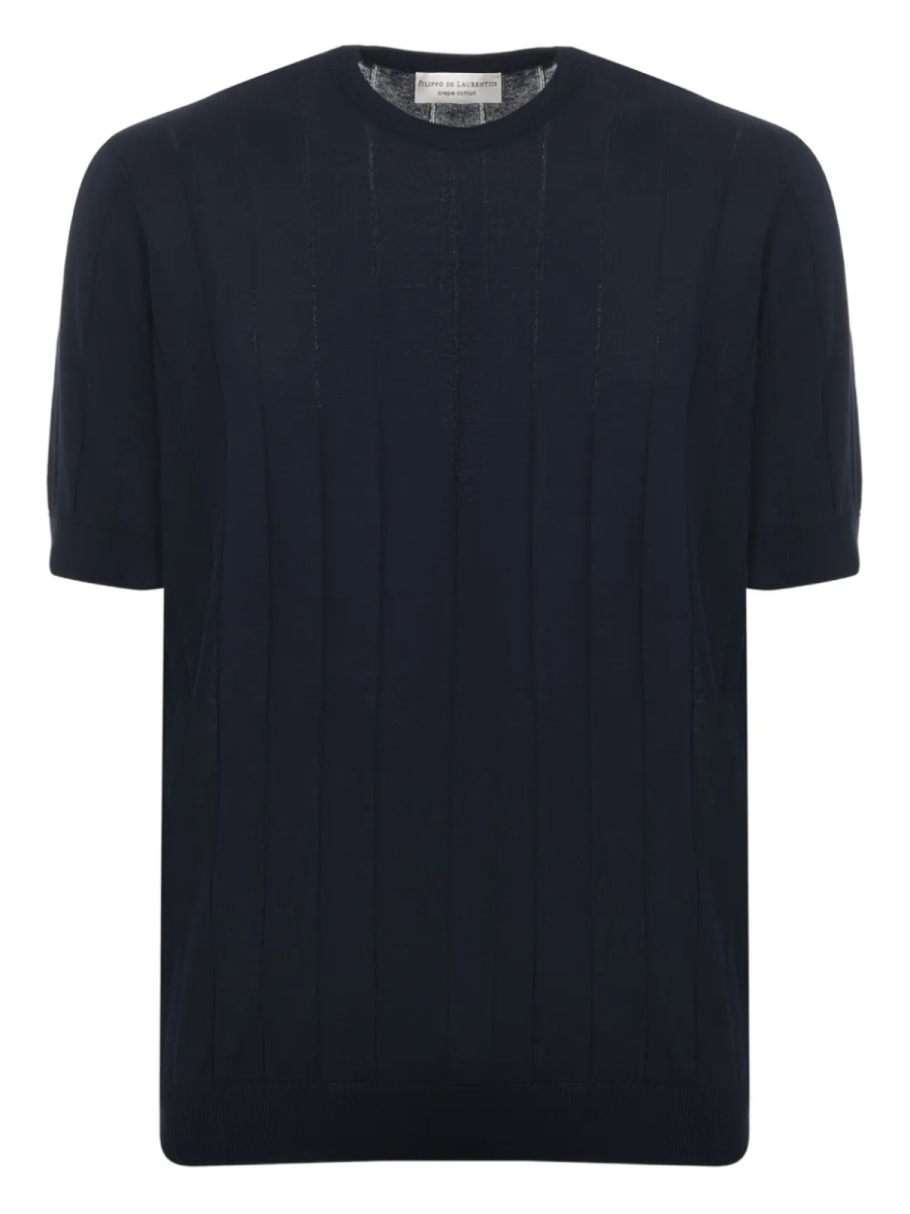 Футболка из трикотажного полотна в рубчик Filippo De Laurentiis, синий
Футболка из трикотажного полотна в рубчик Filippo De Laurentiis, синий
