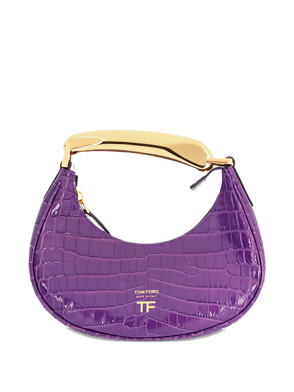 Сумка-тоут размера мини с тиснением под кожу крокодила TOM FORD, фиолетовый
Сумка-тоут размера мини с тиснением под кожу крокодила TOM FORD, фиолетовый