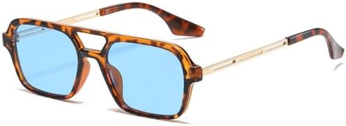 Ретро-солнцезащитные очки с двойной перемычкой для женщин, модные градиентные очки, трендовые очки с ажурным леопардовым принтом синего цвета для мужчин MTZJH, Leopard Blue
Ретро-солнцезащитные очки с двойной перемычкой для женщин, модные градиентные очки, трендовые очки с ажурным леопардовым принтом синего цвета для мужчин MTZJH, Leopard Blue