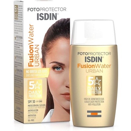 Fotoprotector Fusion Water Urban Spf 30 50мл - Ультралегкая ежедневная защита от солнца для городской среды, Isdin
Fotoprotector Fusion Water Urban Spf 30 50мл - Ультралегкая ежедневная защита от солнца для городской среды, Isdin