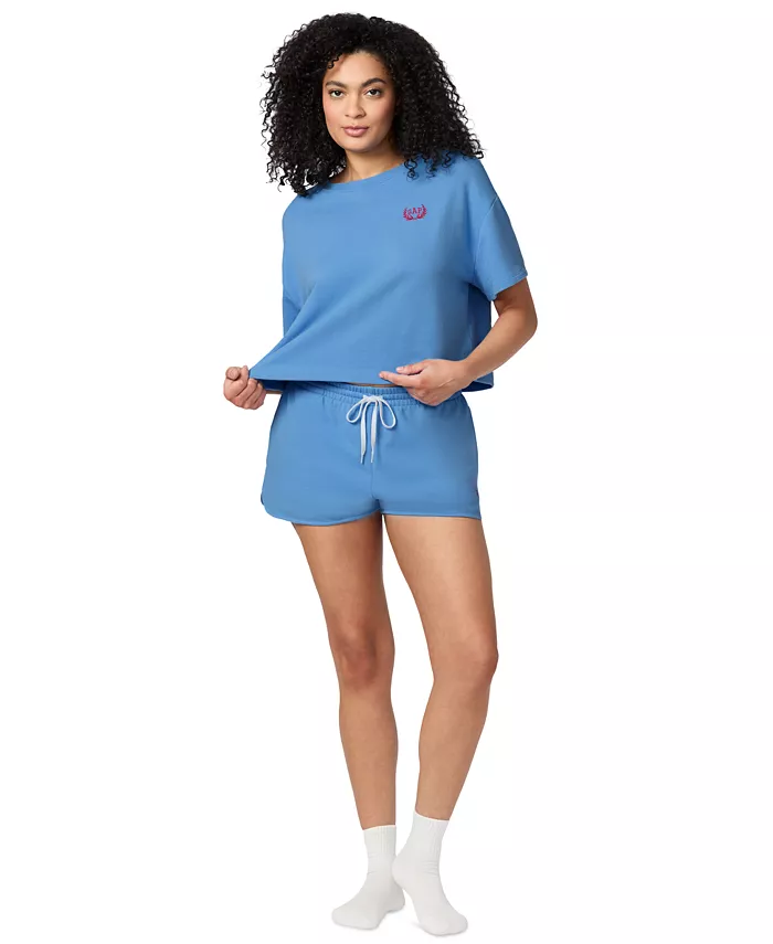 Женский комплект пижамы из френч тери с короткими рукавами GAP, синий
Женский комплект пижамы из френч тери с короткими рукавами GAP, синий