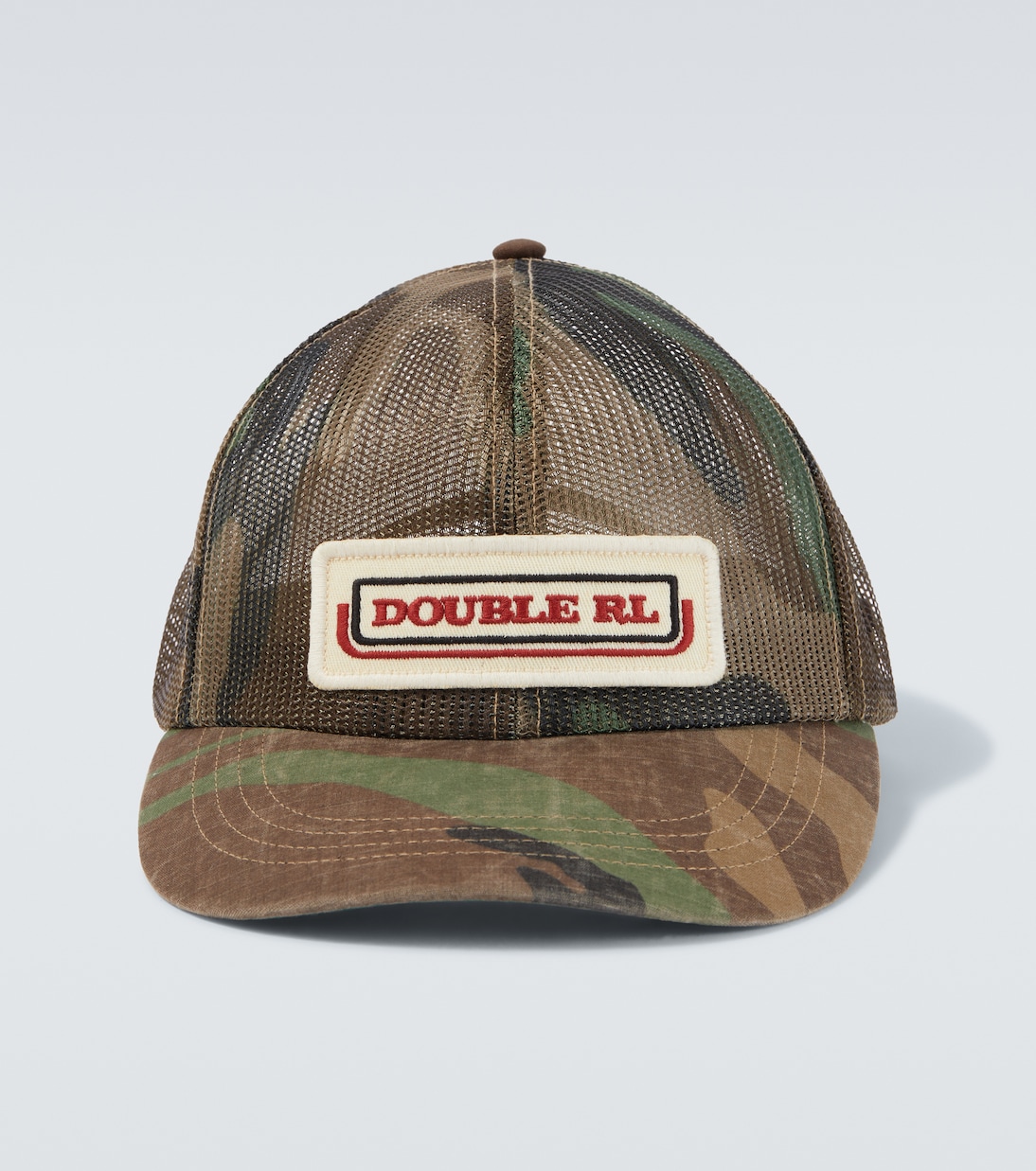 Бейсболка с камуфляжным логотипом RRL, Woodland Camo
Бейсболка с камуфляжным логотипом RRL, Woodland Camo