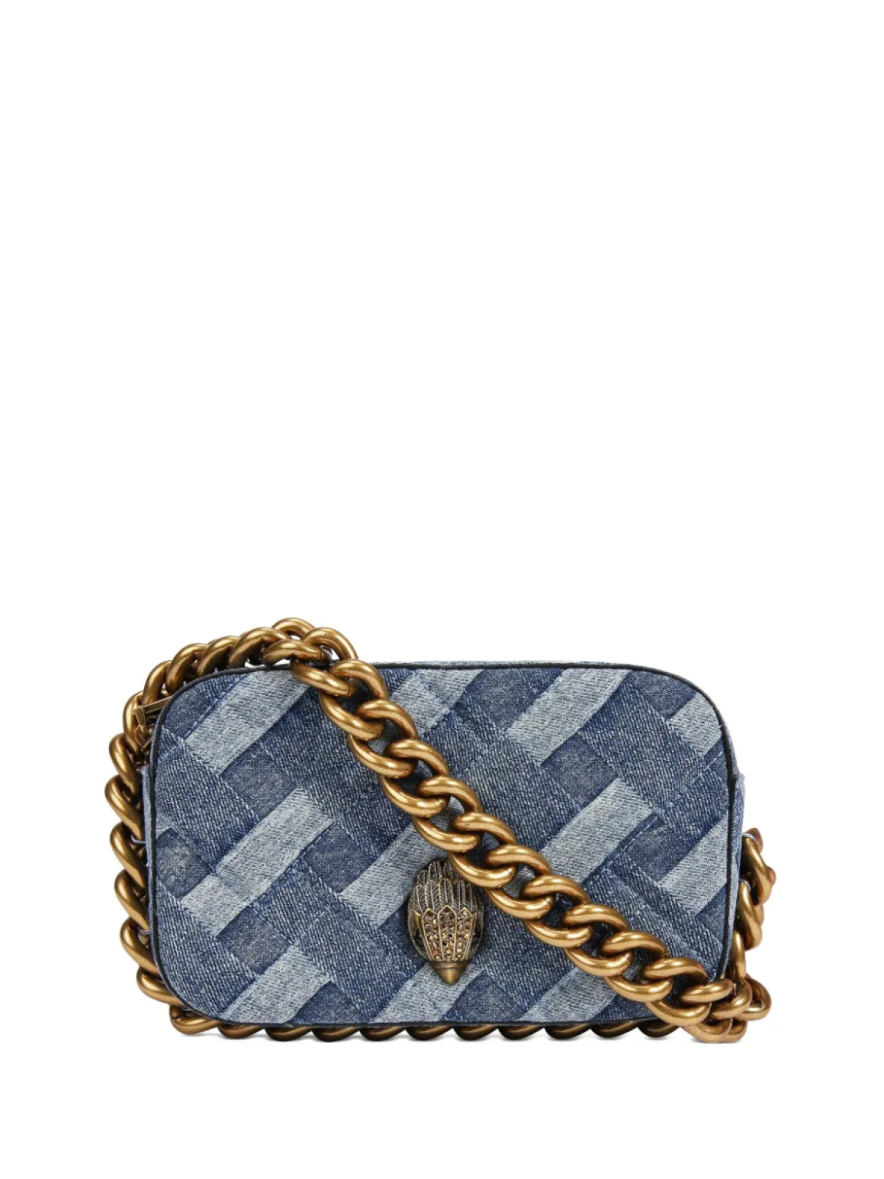 Сумка через плечо KG Kurt Geiger, маленькая, из денима Kensingtin, с цепочкой, синий
Сумка через плечо KG Kurt Geiger, маленькая, из денима Kensingtin, с цепочкой, синий