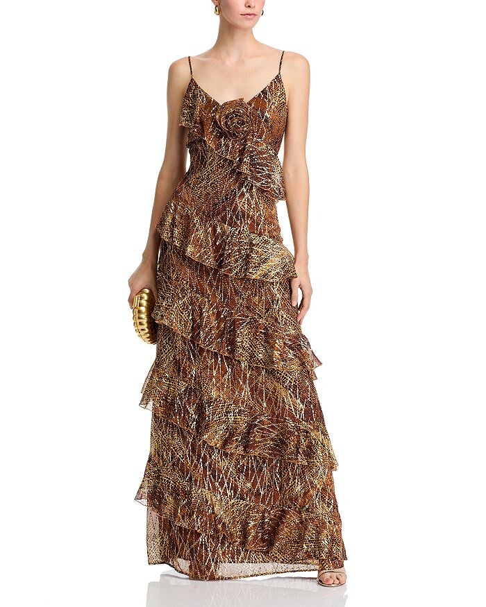 Платье с оборками от Aneta Ramy Brook, мультиколор
Платье с оборками от Aneta Ramy Brook, мультиколор