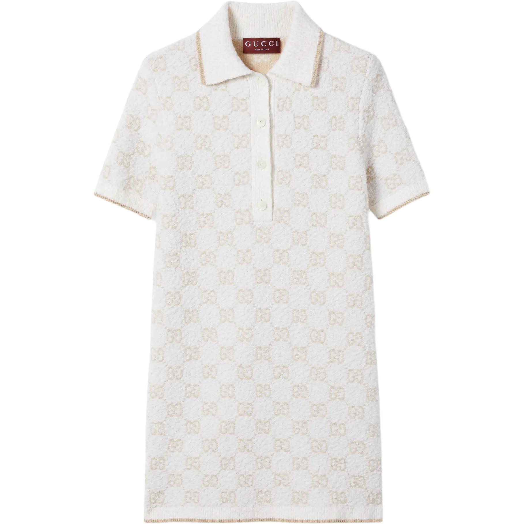 Платье Gg из кашемира и шерсти с жаккардовым узором GUCCI, белый
Платье Gg из кашемира и шерсти с жаккардовым узором GUCCI, белый