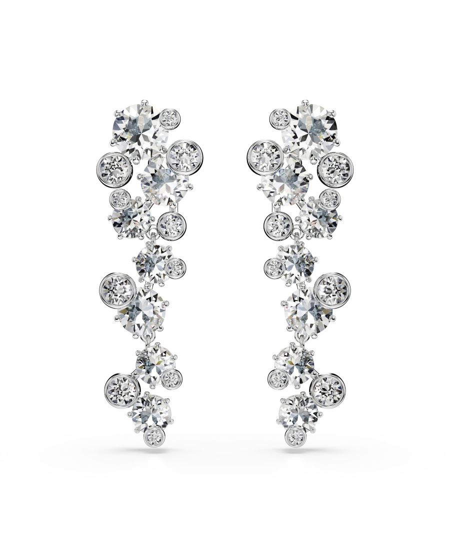 Серьги-подвески Constella с родиевым покрытием Swarovski, Silver, Clear
Серьги-подвески Constella с родиевым покрытием Swarovski, Silver, Clear