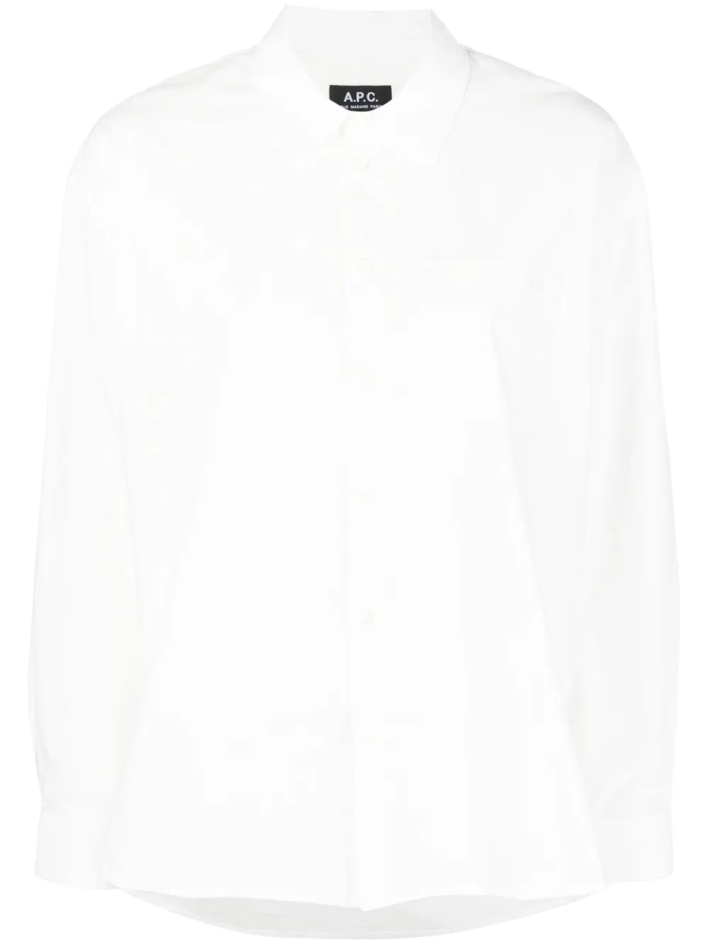 Рубашка Boyfriend с вышитым логотипом A.P.C., белый
Рубашка Boyfriend с вышитым логотипом A.P.C., белый