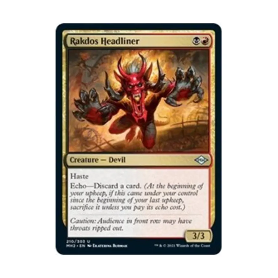 CCG Хедлайнер Ракдос (U), MTG - Modern Horizons 2
CCG Хедлайнер Ракдос (U), MTG - Modern Horizons 2