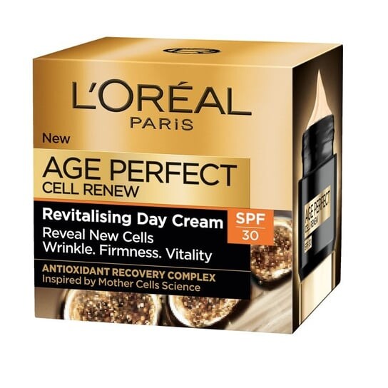 Восстанавливающий дневной крем против морщин, 50 мл L'Oreal Paris, Age Perfect Cell Renew, SPF30, L'oréal Paris
Восстанавливающий дневной крем против морщин, 50 мл L'Oreal Paris, Age Perfect Cell Renew, SPF30, L'oréal Paris