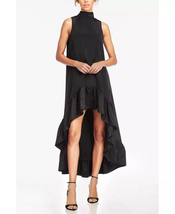 Женское платье макси Yolanda High-Low One33 Social, черный 
Женское платье макси Yolanda High-Low One33 Social, черный