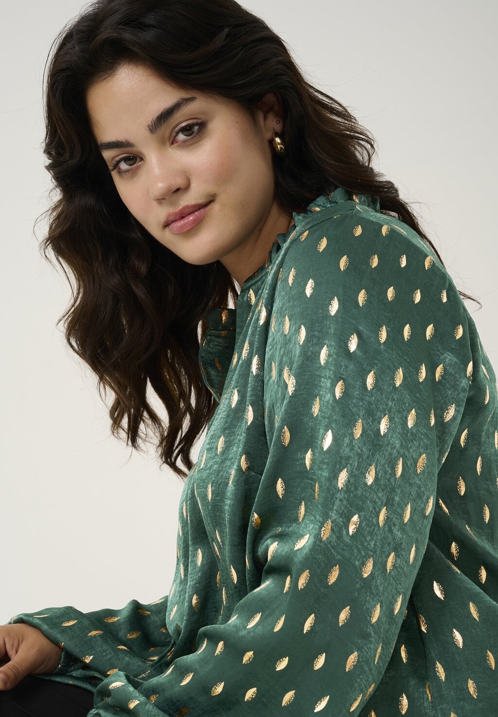 Блуза Kaffe Curve, зеленый
Блуза Kaffe Curve, зеленый