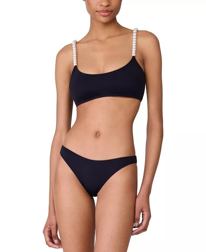 Женский бикини-топ с декорированными бретелями и плавки с высоким вырезом kate spade new york, черный
Женский бикини-топ с декорированными бретелями и плавки с высоким вырезом kate spade new york, черный