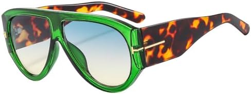 Солнцезащитные очки в стиле ретро 2026 для женщин и мужчин, зеленая оправа с леопардовым принтом, модные солнцезащитные очки с защитой от УФ-излучения UV400 MTZJH, Green Tea
Солнцезащитные очки в стиле ретро 2026 для женщин и мужчин, зеленая оправа с леопардовым принтом, модные солнцезащитные очки с защитой от УФ-излучения UV400 MTZJH, Green Tea