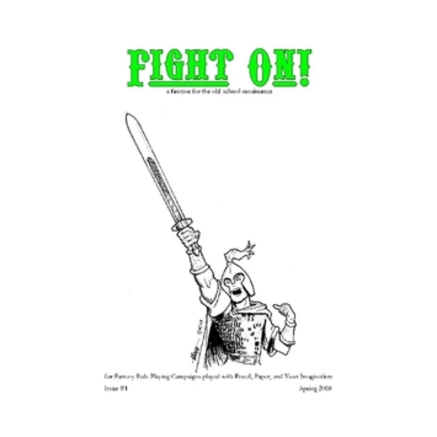 Журнал #1 "Enchanted Holy Symbols, Puissant Priestly Powers", Fight On! - A Fanzine for Old School Renaissance
Журнал #1 "Enchanted Holy Symbols, Puissant Priestly Powers", Fight On! - A Fanzine for Old School Renaissance