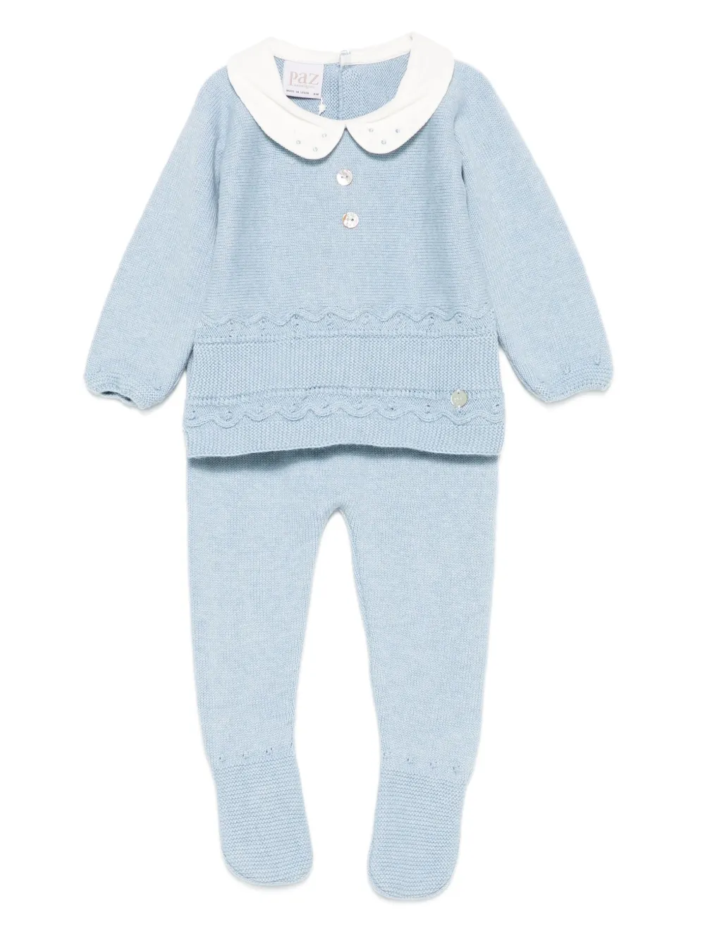 Комплект из топа и брюк с воротником Питер Пэн Paz Rodriguez, синий
Комплект из топа и брюк с воротником Питер Пэн Paz Rodriguez, синий