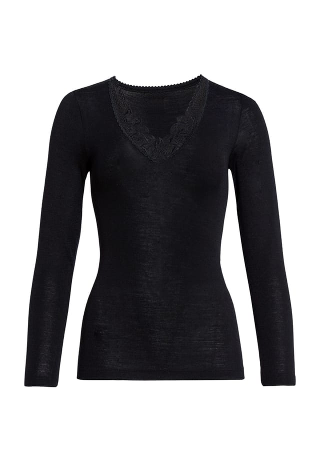 Майка с длинными рукавами и содержанием шерсти. -Con-Ta-, черный
Майка с длинными рукавами и содержанием шерсти. -Con-Ta-, черный