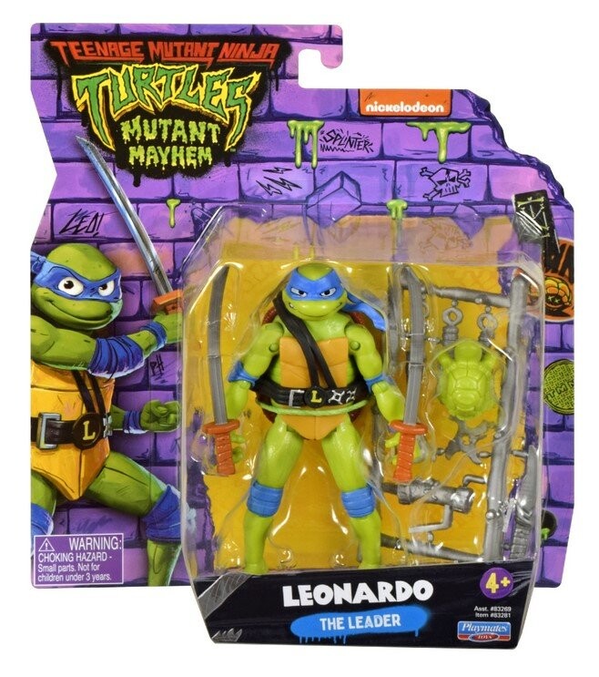 Базовая фигурка «Черепашки-ниндзя» из фильма Mutatnt Mayhem, базовая фигурка Леонардо Wojownicze Żółwie Ninja
Базовая фигурка «Черепашки-ниндзя» из фильма Mutatnt Mayhem, базовая фигурка Леонардо Wojownicze Żółwie Ninja