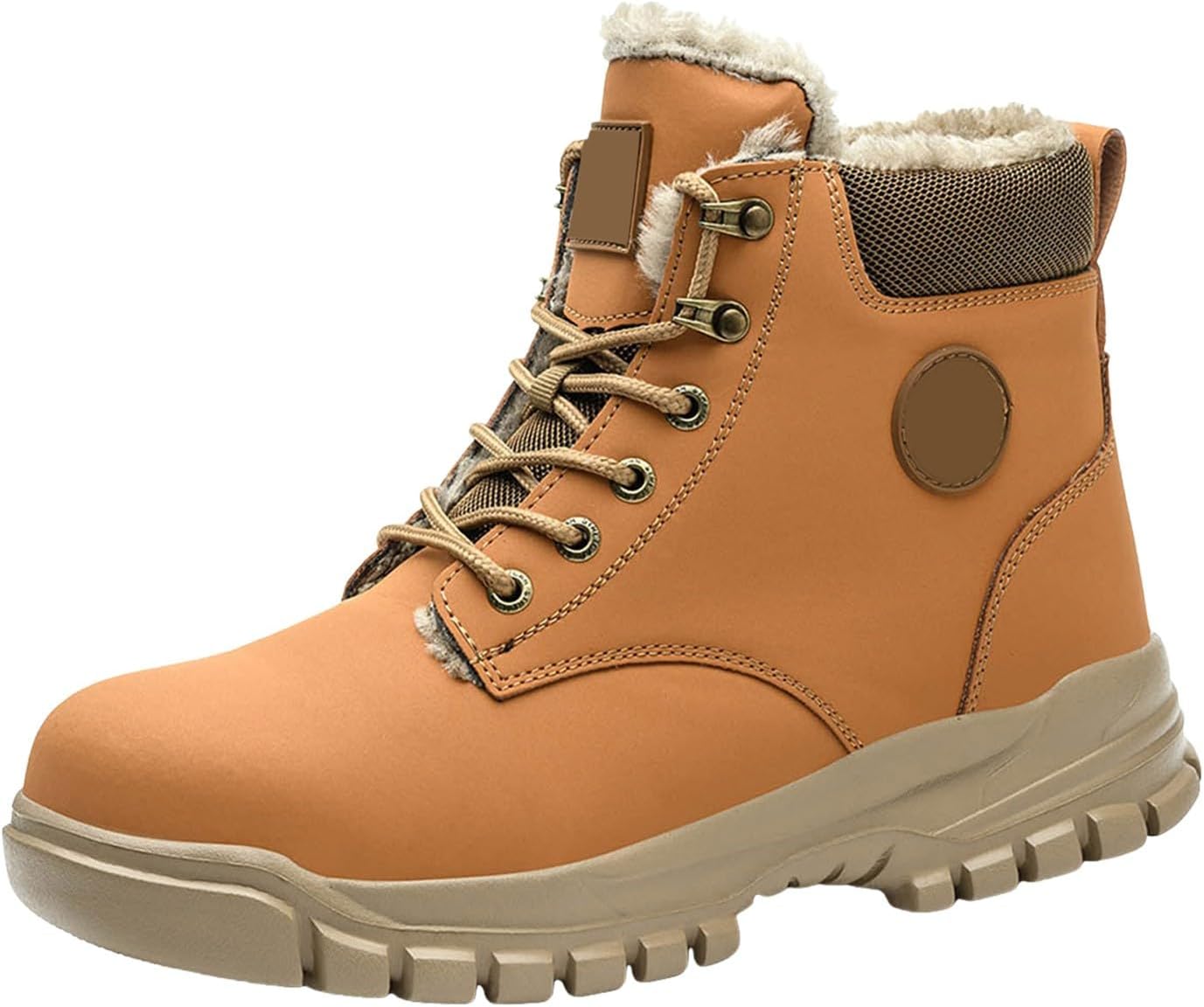 Мужские ботинки с стальным носком, термоплюшевые, водонепроницаемые защитные ботинки, легкие, с композитным носком, кожаные рабочие ботинки с металлической обувной конструкцией, удобные теплые зимние рабочие ботинки Generic, Yellow
Мужские ботинки с стальным носком, термоплюшевые, водонепроницаемые защитные ботинки, легкие, с композитным носком, кожаные рабочие ботинки с металлической обувной конструкцией, удобные теплые зимние рабочие ботинки Generic, Yellow