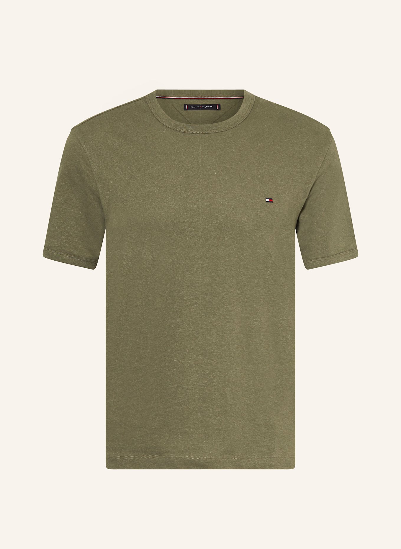 Футболка с льном Tommy Hilfiger, зеленый
Футболка с льном Tommy Hilfiger, зеленый
