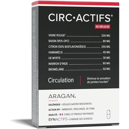 Synactifs Circactifs Circulation 30 гелей Aragan
Synactifs Circactifs Circulation 30 гелей Aragan