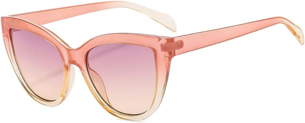 Популярные модные солнцезащитные очки в крупной оправе «кошачий глаз» для женщин, роскошные, для активного отдыха, путешествий, вечеринок, с защитой от УФ-излучения UV400 TVTBBVV, Pink Purple Yellow
Популярные модные солнцезащитные очки в крупной оправе «кошачий глаз» для женщин, роскошные, для активного отдыха, путешествий, вечеринок, с защитой от УФ-излучения UV400 TVTBBVV, Pink Purple Yellow