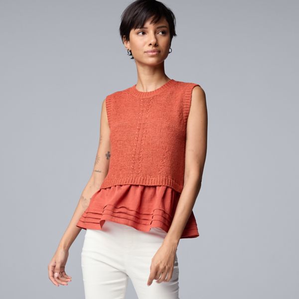 Женский безрукавный свитер Simply Vera Vera Wang, цвет vera mauve
Женский безрукавный свитер Simply Vera Vera Wang, цвет vera mauve