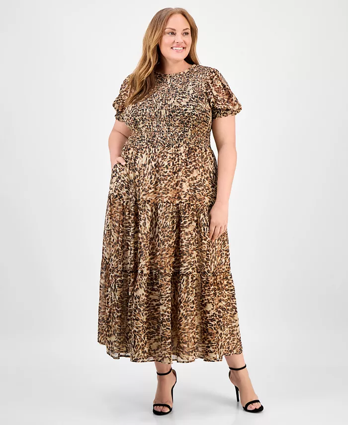 Платье макси с анималистичным принтом больших размеров Anne Klein, желтый
Платье макси с анималистичным принтом больших размеров Anne Klein, желтый