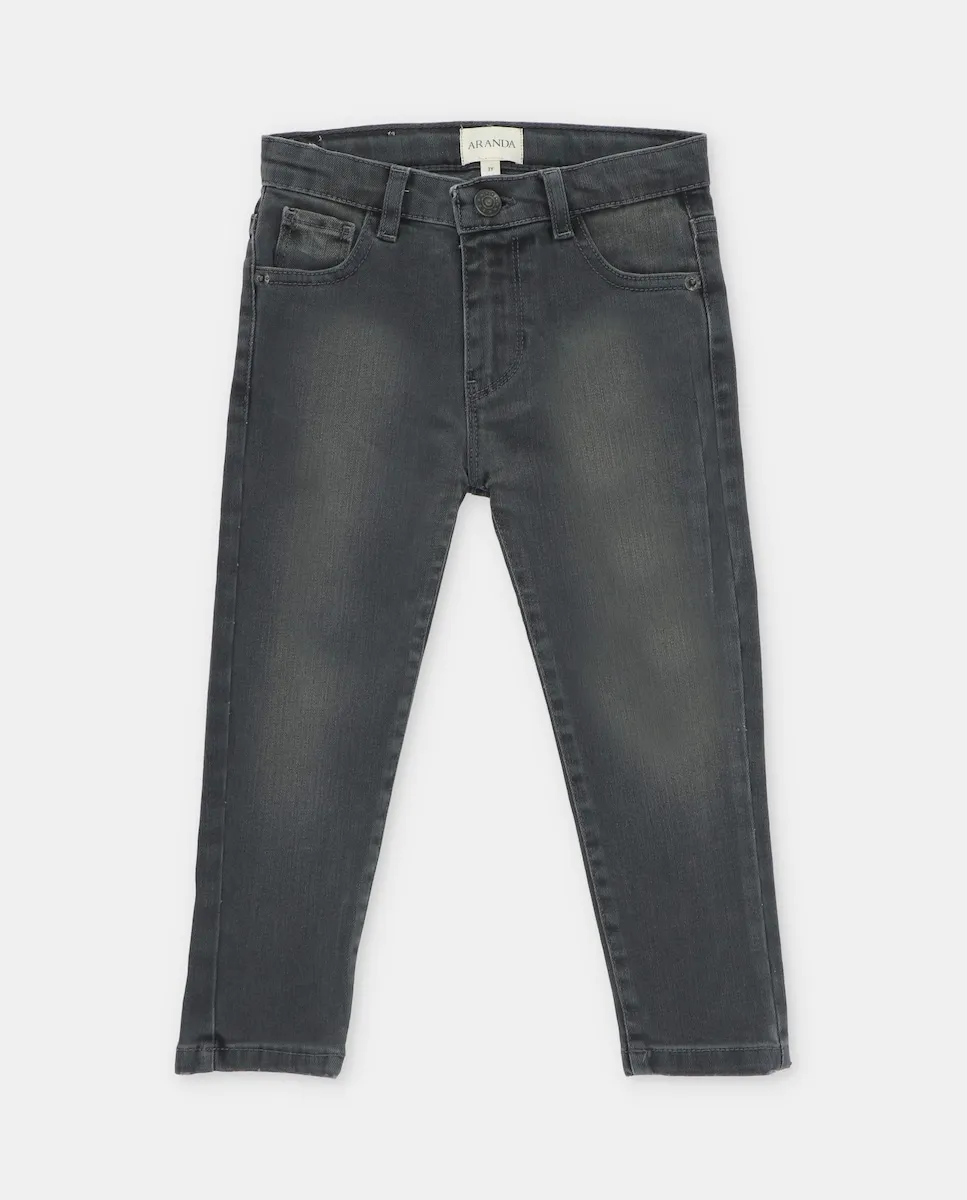 Детские джинсы с пятью карманами и шлевками на поясе, серые Martín Aranda
Детские джинсы с пятью карманами и шлевками на поясе, серые Martín Aranda