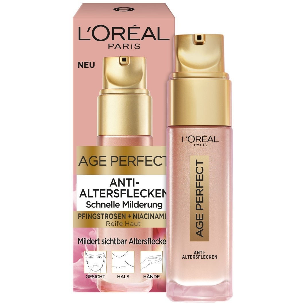 Сыворотка для лица age perfect golden age anti-altersflecken serum Loreal Paris, объем 30 мл
Сыворотка для лица age perfect golden age anti-altersflecken serum Loreal Paris, объем 30 мл