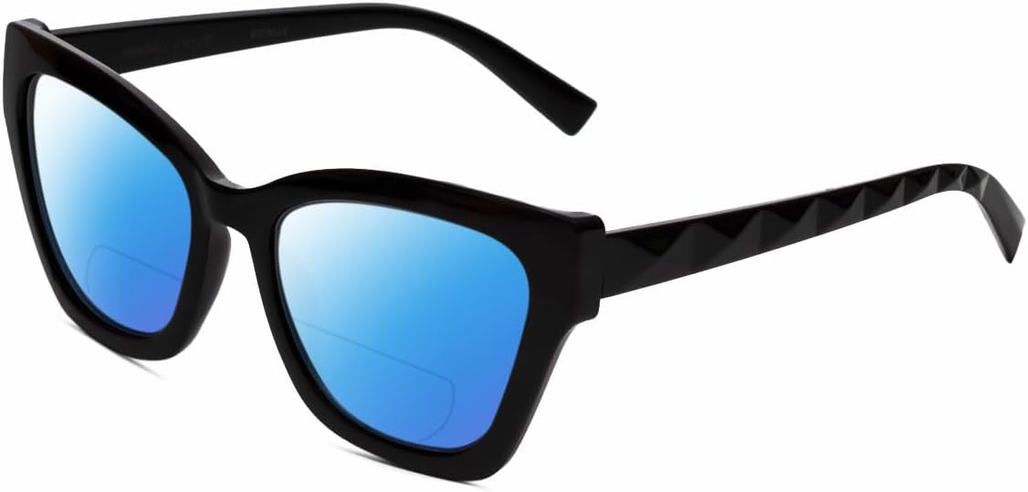 Солнцезащитные очки Calabria K+K ESTELLE Cat Eye с поляризованными линзами и бифокальными линзами, блестящие, черные, модные, дизайнерские, Shiny Black/Blue Mirror Lens
Солнцезащитные очки Calabria K+K ESTELLE Cat Eye с поляризованными линзами и бифокальными линзами, блестящие, черные, модные, дизайнерские, Shiny Black/Blue Mirror Lens