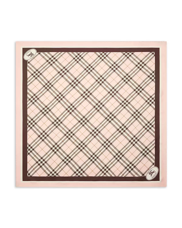 Шелковый шарф с галочкой «Рыцарь» Burberry, розовый
Шелковый шарф с галочкой «Рыцарь» Burberry, розовый