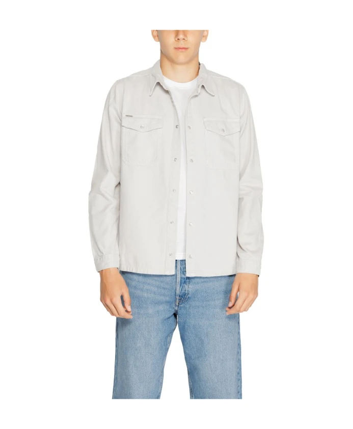 Джинсовая рубашка прямого кроя с карманами. Antony Morato, серый
Джинсовая рубашка прямого кроя с карманами. Antony Morato, серый