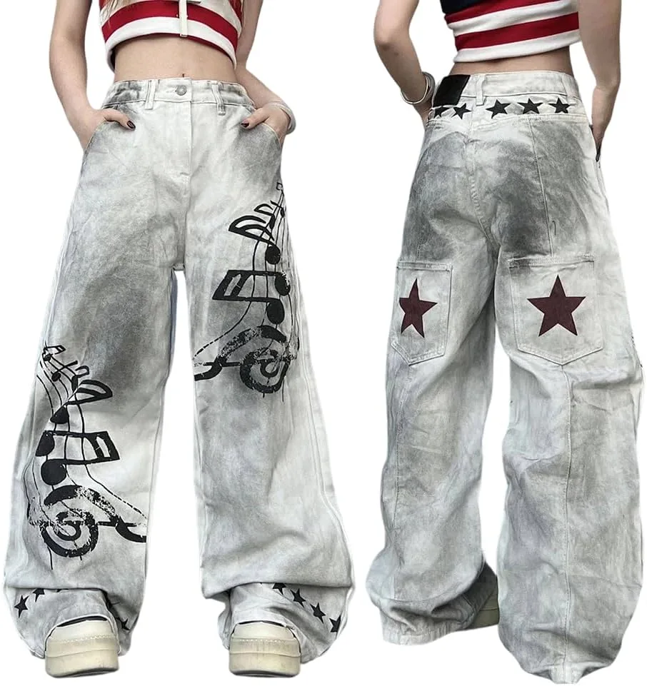 XYGJZ женские джинсы wide leg в стиле y2k
XYGJZ женские джинсы wide leg в стиле y2k