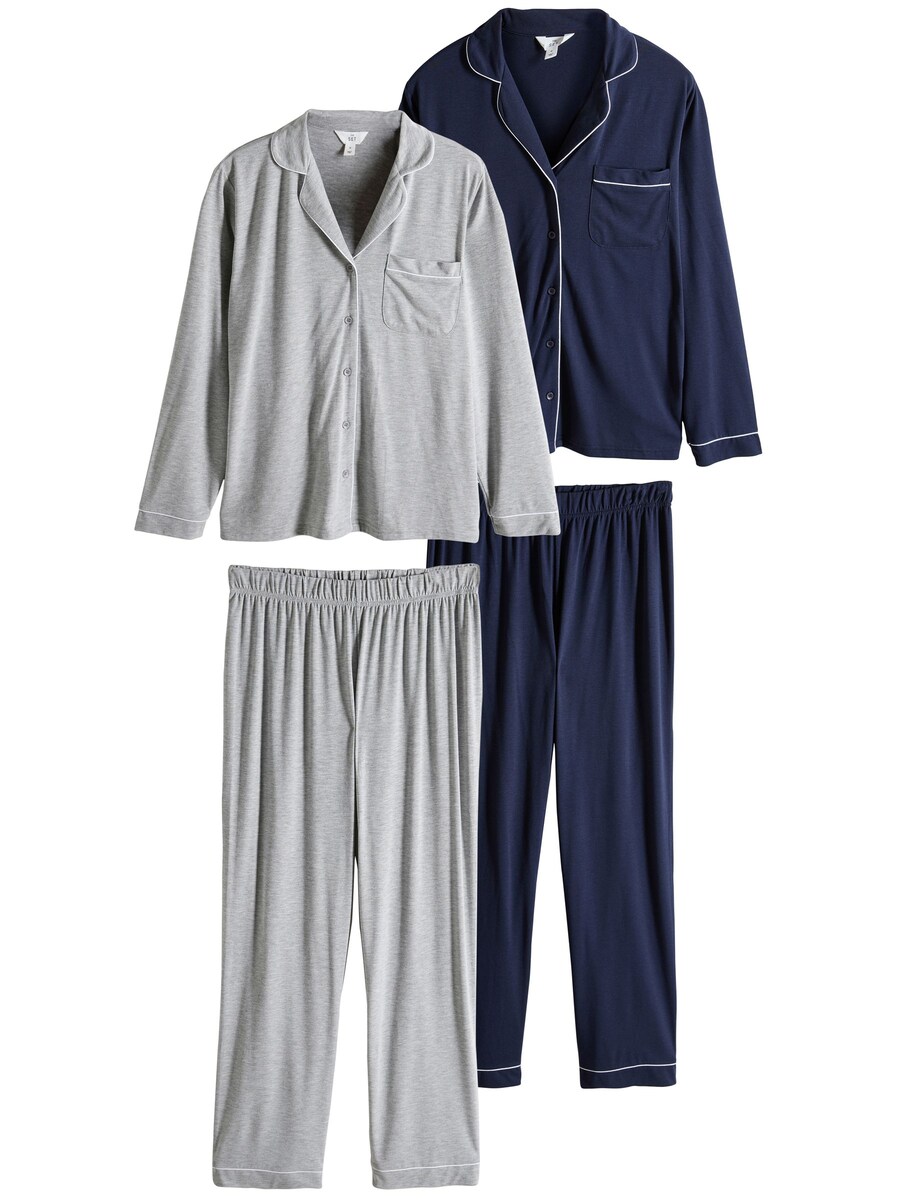 Пижама The Set, темно-синий/серый
Пижама The Set, темно-синий/серый