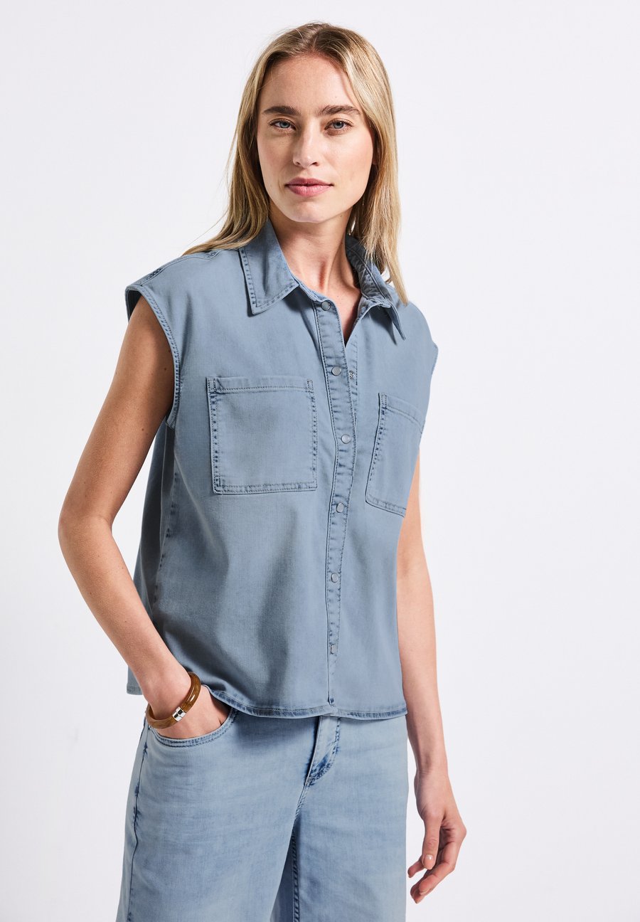 Блуза Street One IM BLEACHED-LOOK, Blau/Blue Denim
Блуза Street One IM BLEACHED-LOOK, Blau/Blue Denim