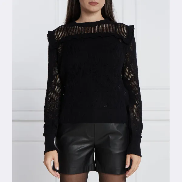 Свитер обычного кроя с добавлением шерсти Twin-Set, черный
Свитер обычного кроя с добавлением шерсти Twin-Set, черный