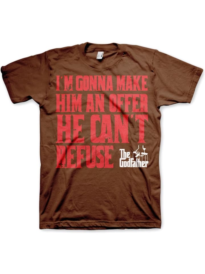 Коричневая футболка The Godfather, Коричневый, Коричневая футболка The Godfather
Коричневая футболка The Godfather, Коричневый, Коричневая футболка The Godfather