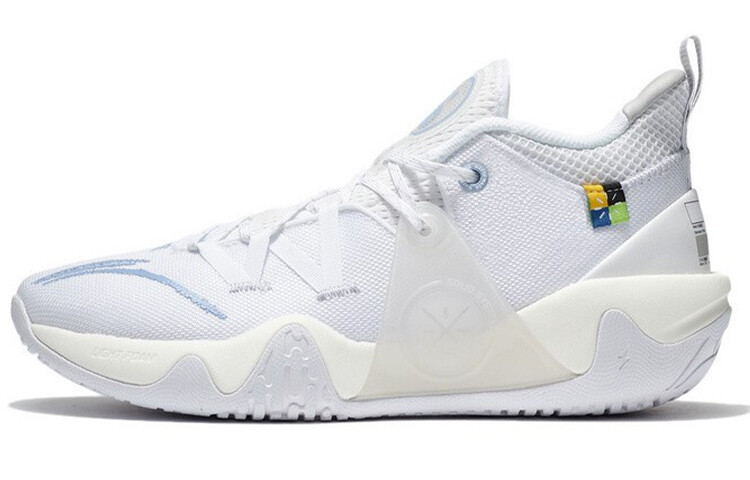 Баскетбольные кроссовки Coldblood мужские с низким верхом белого цвета Lining 
Баскетбольные кроссовки Coldblood мужские с низким верхом белого цвета Lining