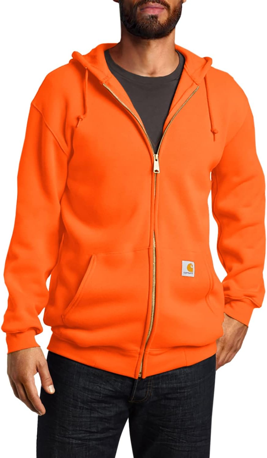 Carhartt мужская толстовка Midweight Full-Zip свободного кроя, Brite Orange
Carhartt мужская толстовка Midweight Full-Zip свободного кроя, Brite Orange