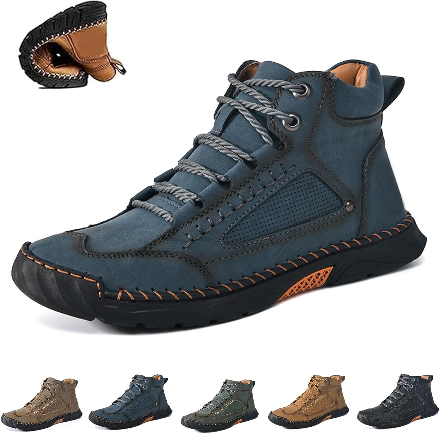 Мужские ортопедические туфли, удобные ручной работы кожаные ботинки, повседневные высокие челси слипоны Ghtrhsb, синий
Мужские ортопедические туфли, удобные ручной работы кожаные ботинки, повседневные высокие челси слипоны Ghtrhsb, синий